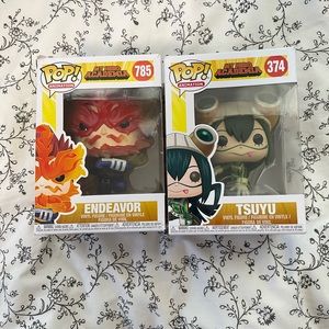 [NEW] Funko Pop My Hero Academia Endeavor and Tsuyu (In box)